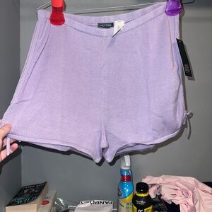 Wild Fable Purple Knit Women Shorts